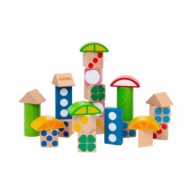Brio - Set Blocuri Din Lemn Cu Modele Colorate Brio - 1